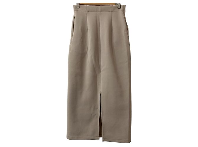 Autre Marque Falda larga elástica IENA Beige - vista 2