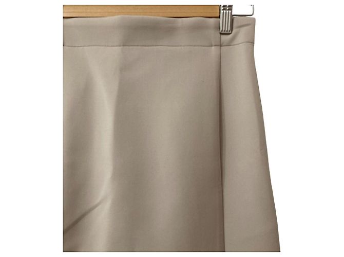 Autre Marque Falda larga elástica IENA Beige - vista 3