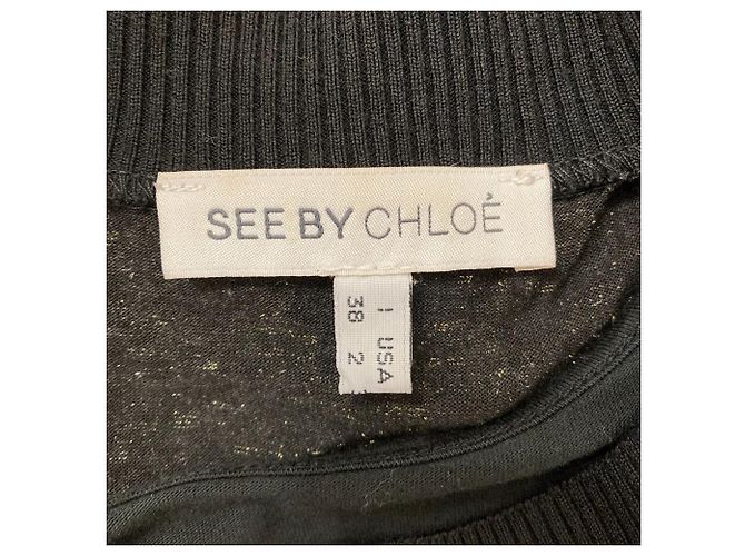 Chloé Strickkleid See By Chloe Schwarz - Ansicht 4