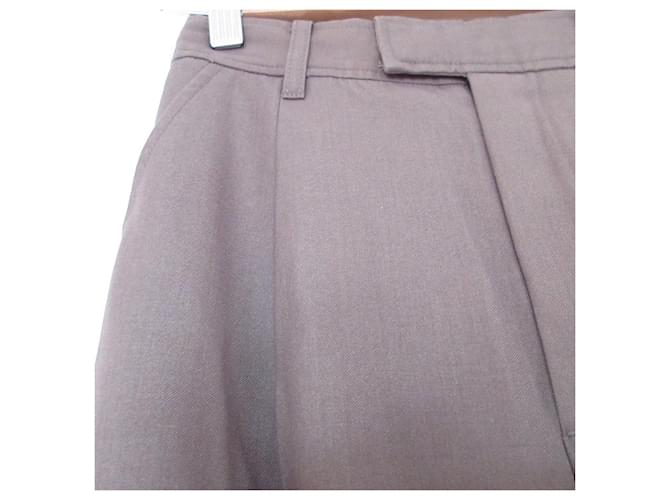 Autre Marque Ameri ROLL UP HEM PANTS Pants Brown - view 3