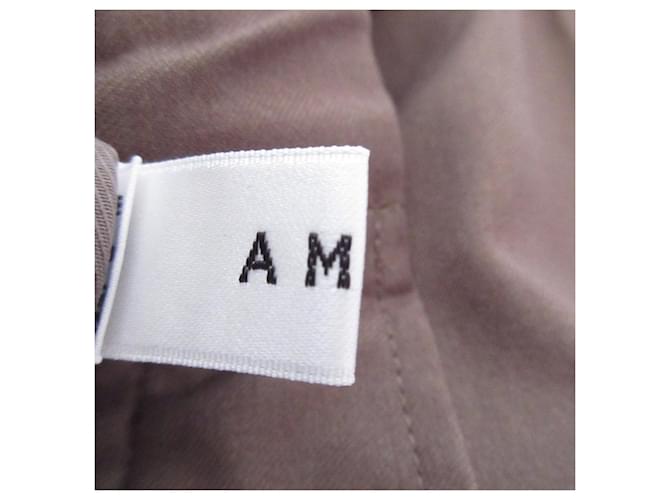 Autre Marque Ameri ROLL UP HEM PANTS Pants Brown - view 5
