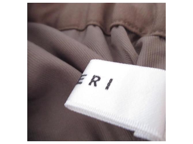 Autre Marque Ameri ROLL UP HEM PANTS Pants Brown - view 6