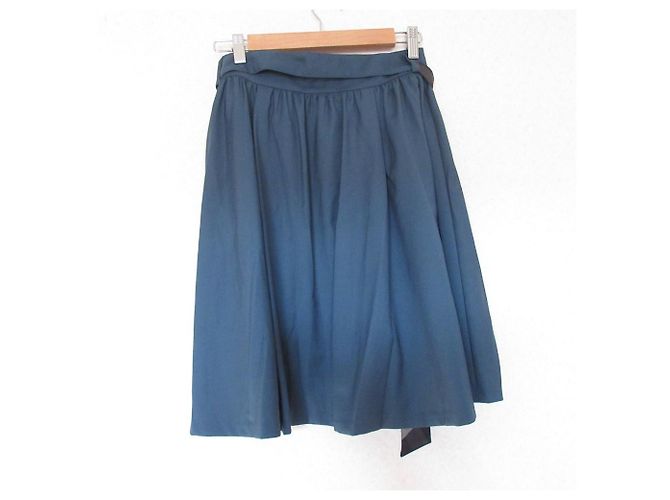 Autre Marque Falda fruncida a la rodilla BLUE LABEL CRESTBRIDGE Verde Verde oscuro - vista 2