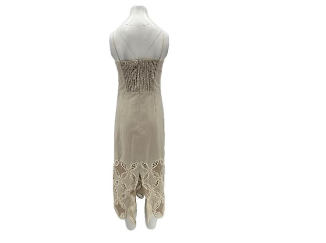 SéZane Leinenkleid beige Größe 36 - Ansicht 2