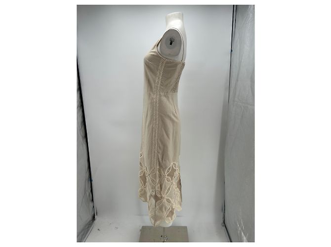 SéZane Leinenkleid beige Größe 36 - Ansicht 3