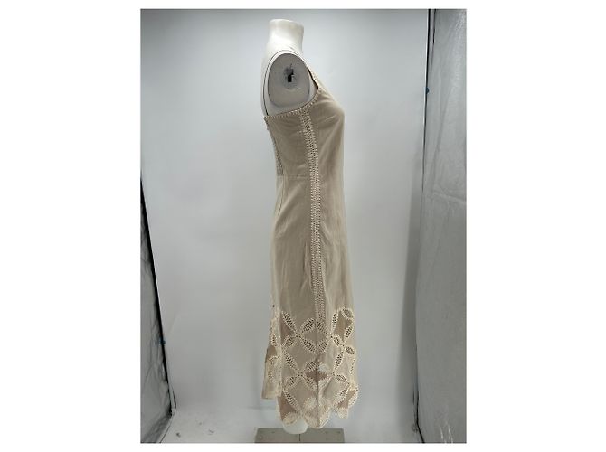 SéZane Leinenkleid beige Größe 36 - Ansicht 4