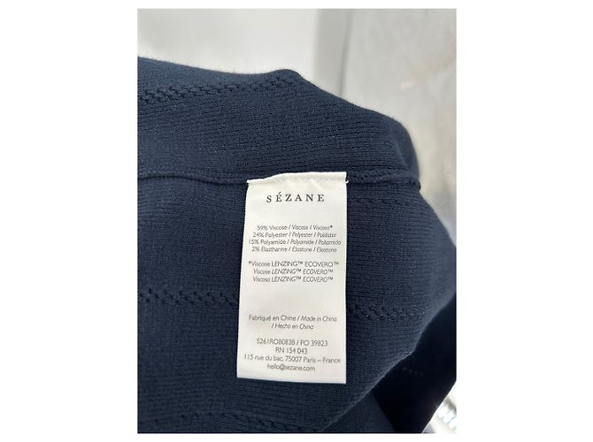 SéZane Schwarzes Viscose Kleid S - Ansicht 6