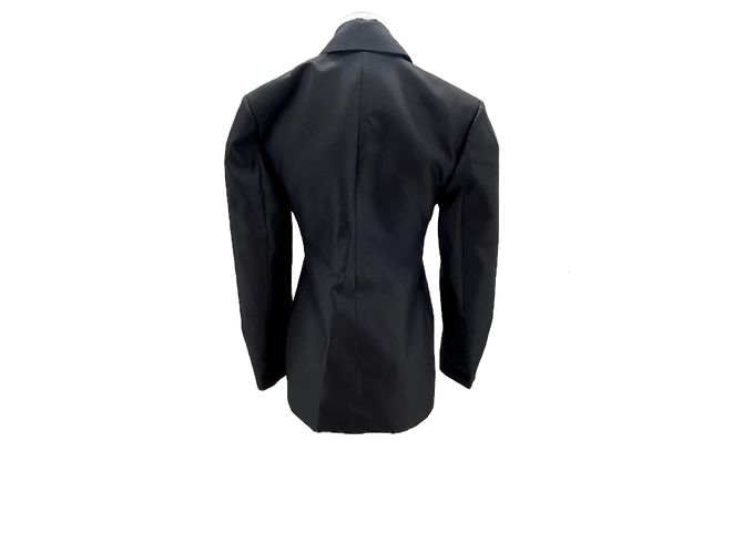 Autre Marque SCANLAN THEODORE Schwarzer Wollblazer - Ansicht 2