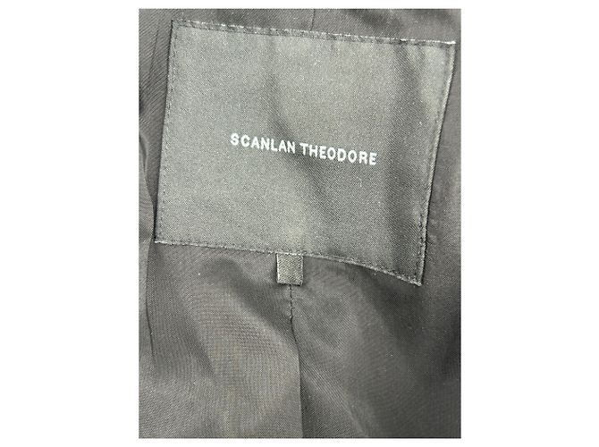 Autre Marque SCANLAN THEODORE Schwarzer Wollblazer - Ansicht 5