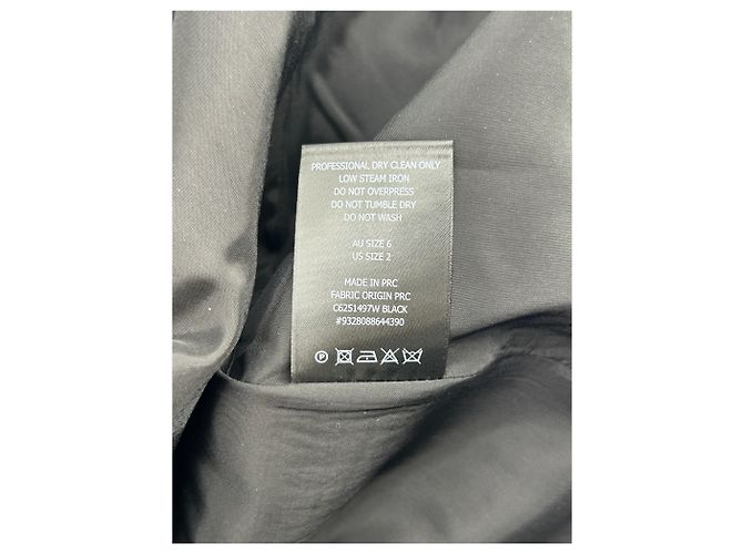 Autre Marque SCANLAN THEODORE Schwarzer Wollblazer - Ansicht 7