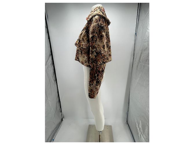 Autre Marque Chaqueta estampada CLEA Marrón Castaño - vista 3