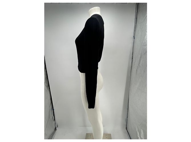 Autre Marque ELKA COLLECTIVE Schwarzer Cardigan aus Viskose - Ansicht 3