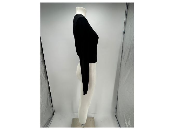 Autre Marque ELKA COLLECTIVE Schwarzer Cardigan aus Viskose - Ansicht 4