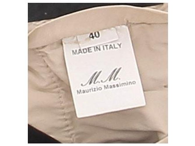 Autre Marque Pantalones beige con estampado animal - vista 6