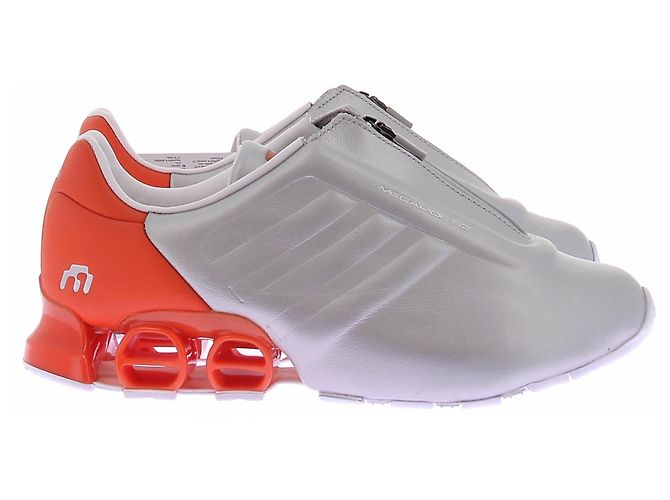 Adidas Sneakers grigie e arancioni Grigio - vista 6