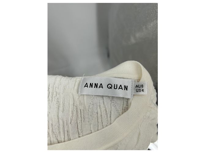 Autre Marque Top blanco de viscosa ANNA QUAN - vista 5