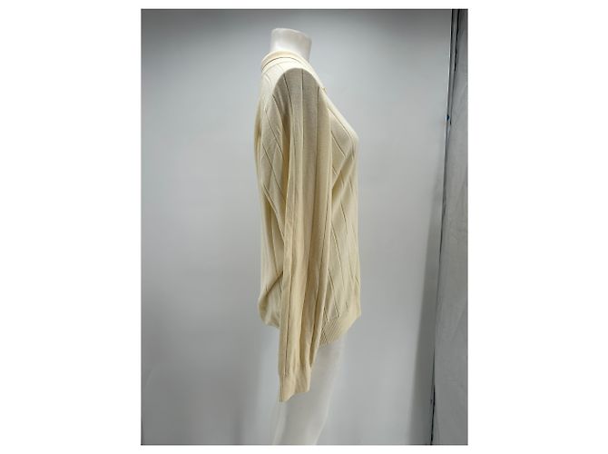 SéZane Octobre beiger Wollpullover XXL - Ansicht 4