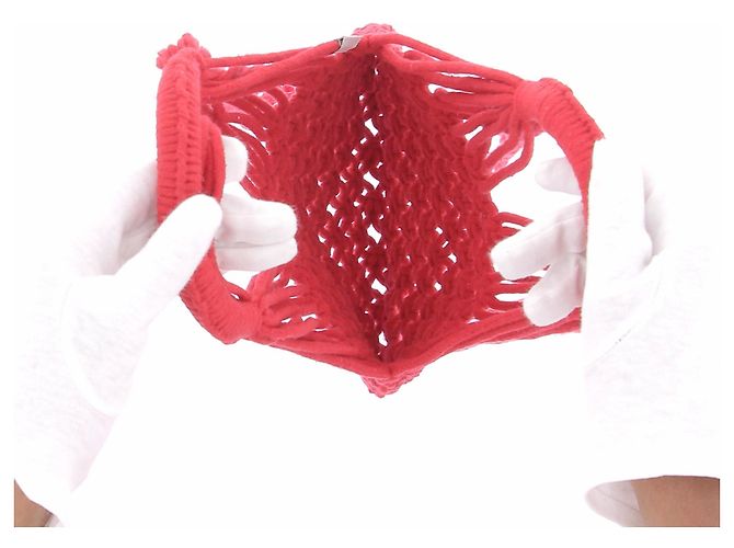 Autre Marque Borsa NANNACAY rossa con frange Rosso - vista 3