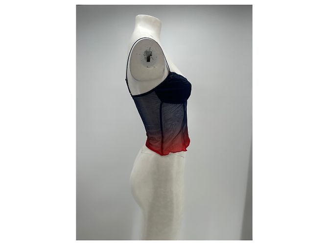 Autre Marque Top blu navy e rosso I.AM.GIA - vista 4