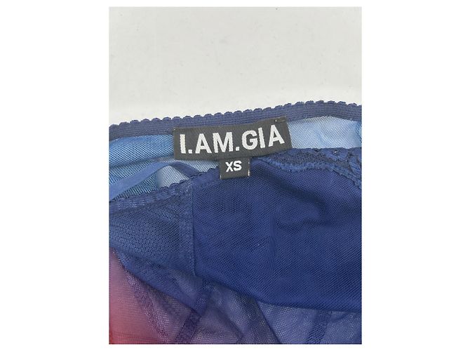Autre Marque Top blu navy e rosso I.AM.GIA - vista 5