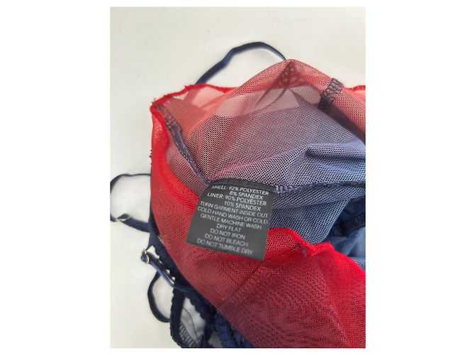 Autre Marque Top blu navy e rosso I.AM.GIA - vista 6