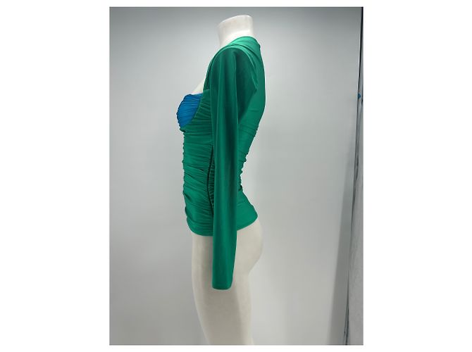 Autre Marque Top verde e blu LIRIKA MATOSHI - vista 3