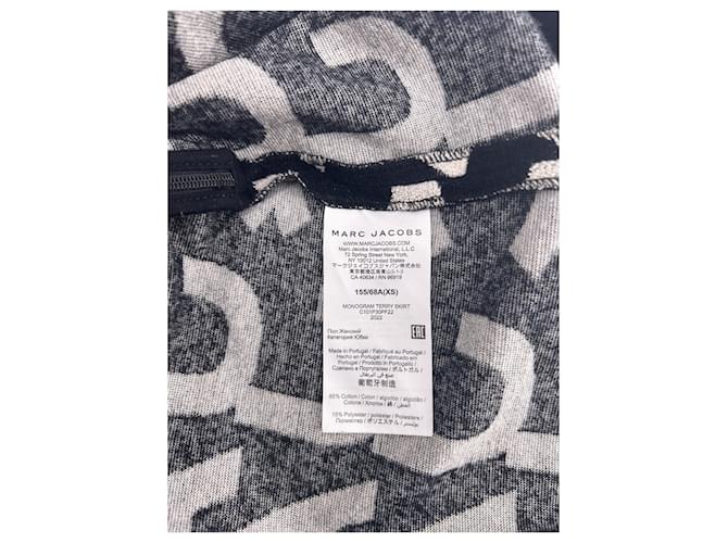 Falda estampada Marc Jacobs de algodón negra XS Negro - vista 4