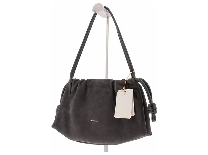 Autre Marque Borsa Athos Trapèze in scamosciato grigio - vista 2