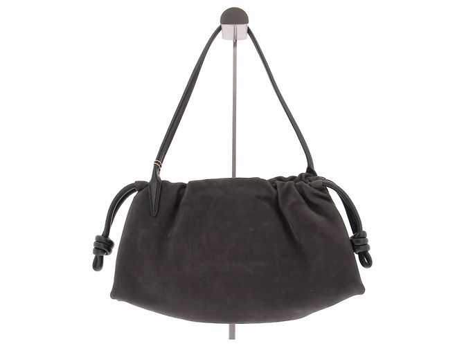 Autre Marque Borsa Athos Trapèze in scamosciato grigio - vista 3