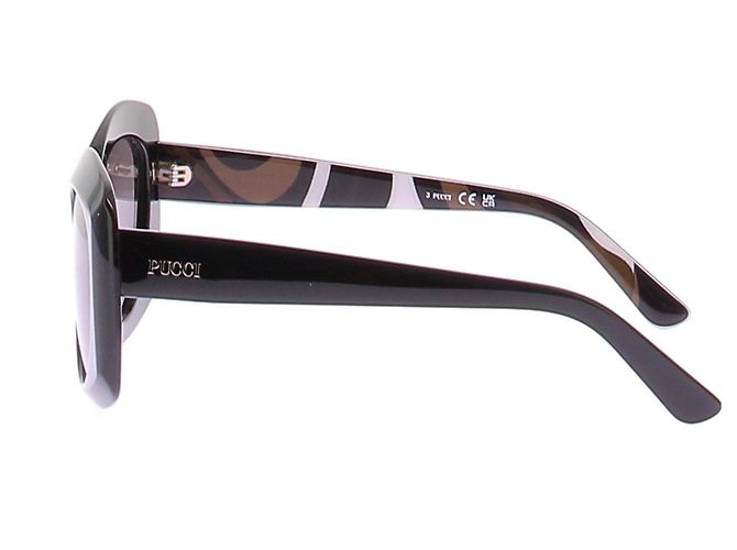 Emilio Pucci Gafas de sol oversize negras Negro - vista 5
