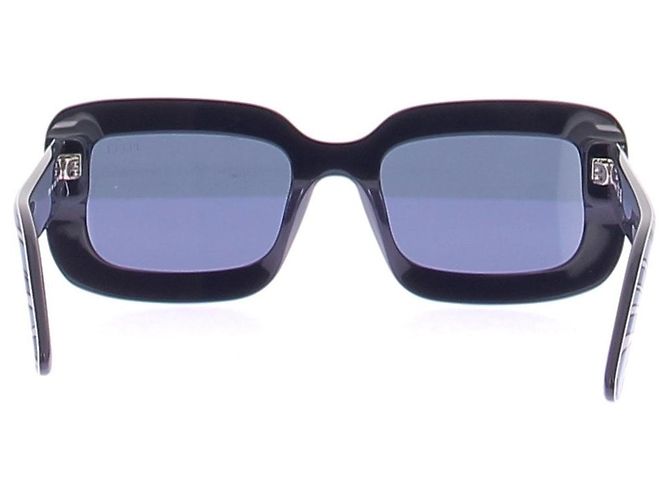 Emilio Pucci Gafas de sol oversize estampadas Azul - vista 3