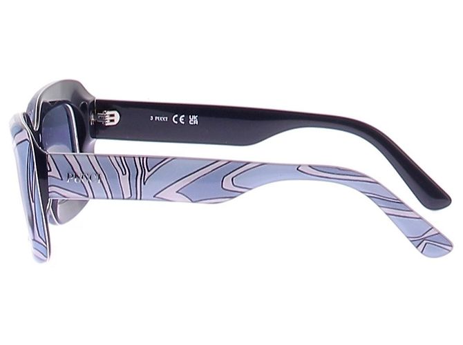 Emilio Pucci Gafas de sol oversize estampadas Azul - vista 5