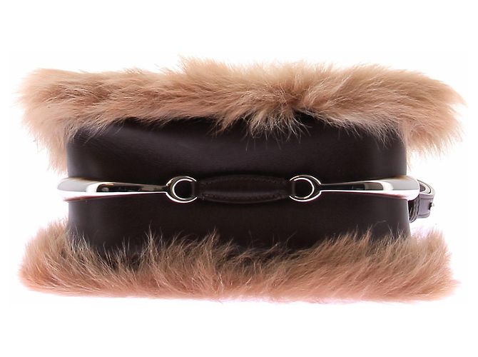 Autre Marque Picca borsa in pelliccia Marrone - vista 6