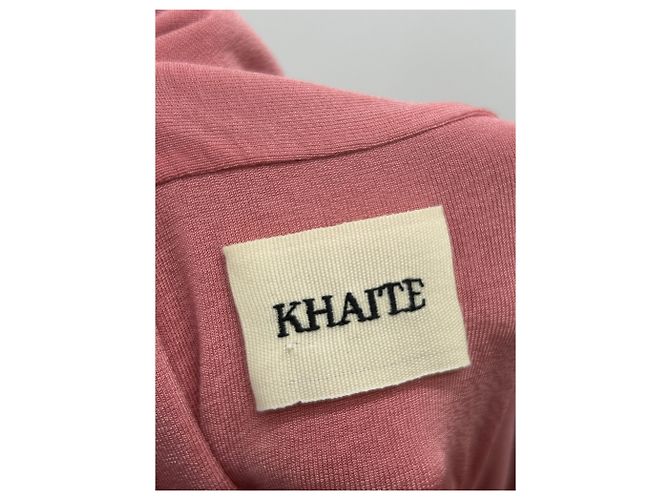 Khaite Rosa Viscose Maxikleid Pink - Ansicht 5
