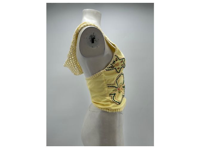 Autre Marque Top amarillo con capucha - vista 4
