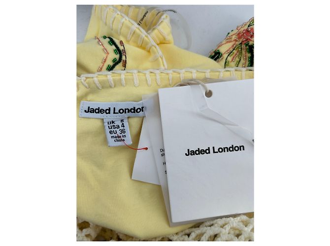 Autre Marque Top amarillo con capucha - vista 5