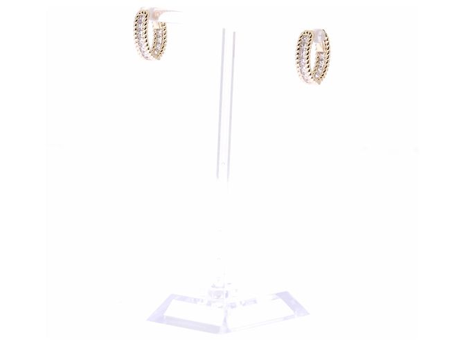 APM Monaco Pendientes de oro con strass Dorado - vista 5
