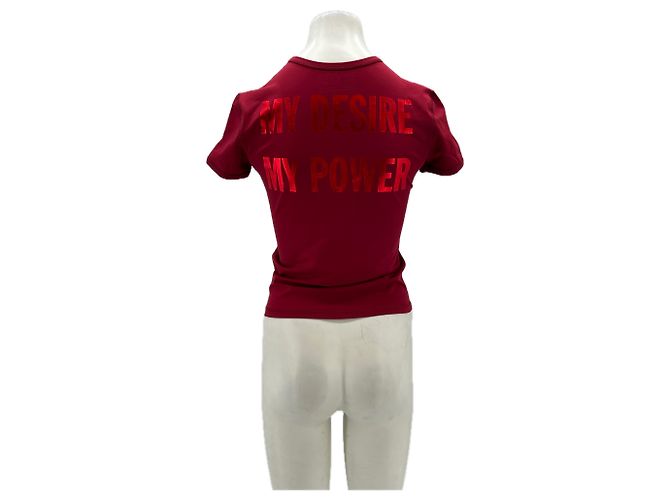 Camiseta Diesel roja de algodón - vista 2