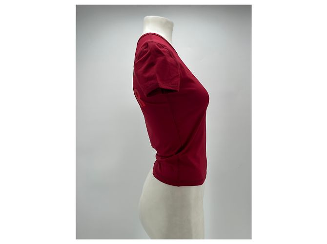 Camiseta Diesel roja de algodón - vista 4