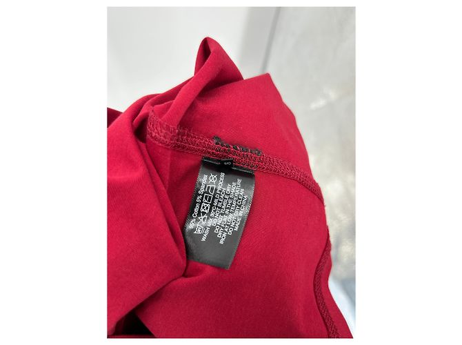 Camiseta Diesel roja de algodón - vista 6