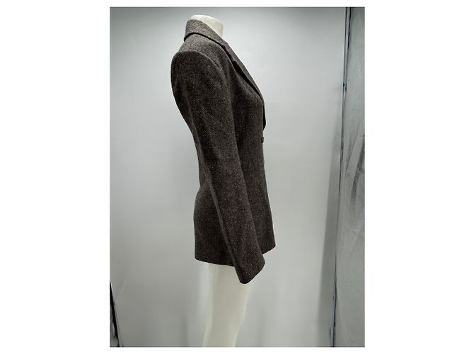 Autre Marque Blazer HENNE de lana marrón Castaño - vista 4