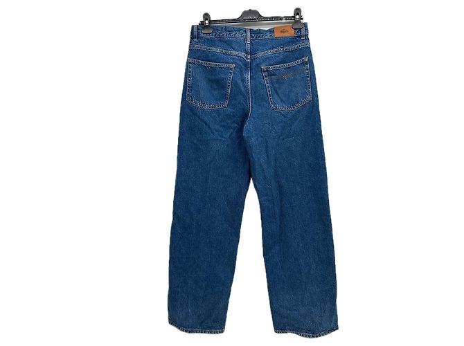 Jeans Lacoste in cotone blu taglia 36 - vista 2