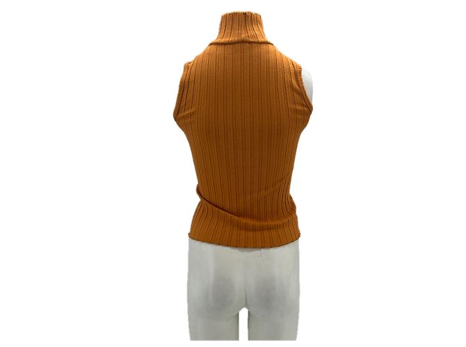 Top naranja de poliéster Simon Miller XS - vista 2