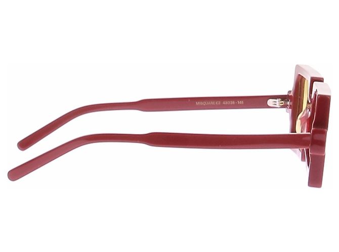 Autre Marque Gafas de sol cuadradas rojas - vista 4