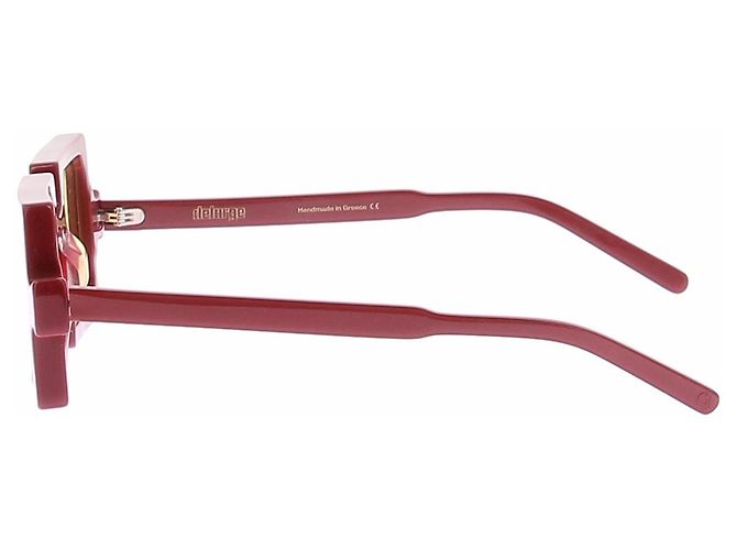 Autre Marque Gafas de sol cuadradas rojas - vista 5