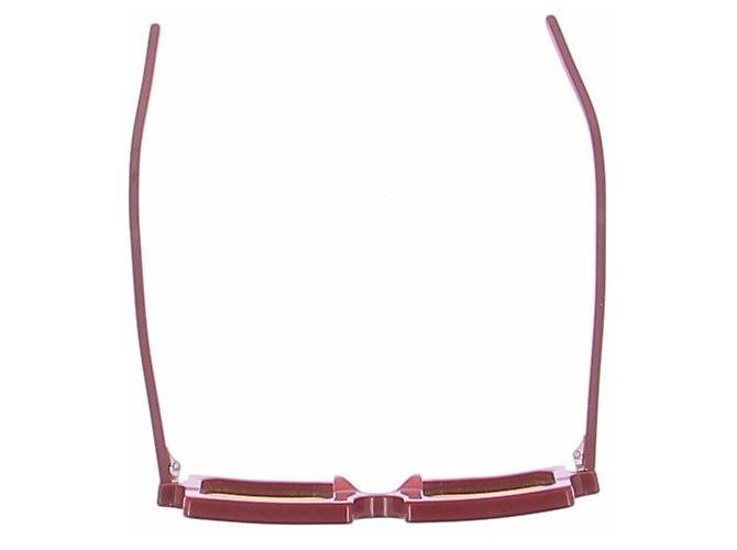 Autre Marque Gafas de sol cuadradas rojas - vista 6