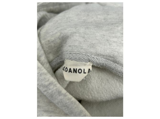Autre Marque Maglione in cotone grigio ADANOLA L - vista 3