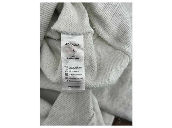 Autre Marque Maglione in cotone grigio ADANOLA L - vista 4