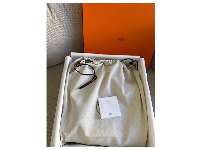 Borsa Hermès Herbag 31 Fauve Marrone - vista 10