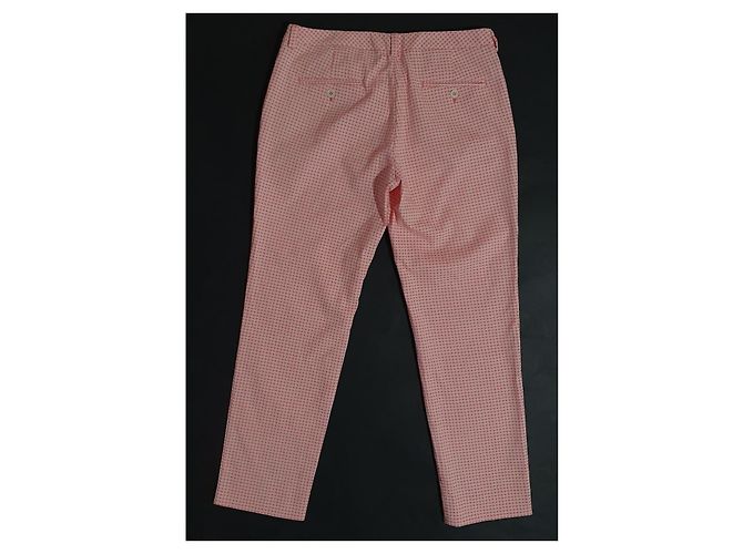 Weekend Max Mara Gemusterte Hose Rosa Pink Weiß - Ansicht 2